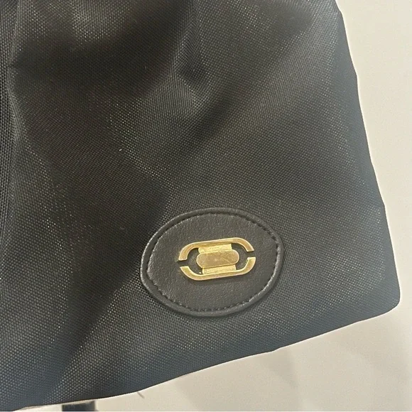 Women’s Vinyl Black Crossbody Bag (Marked CCC on Zippers) - Picture 3 of 7